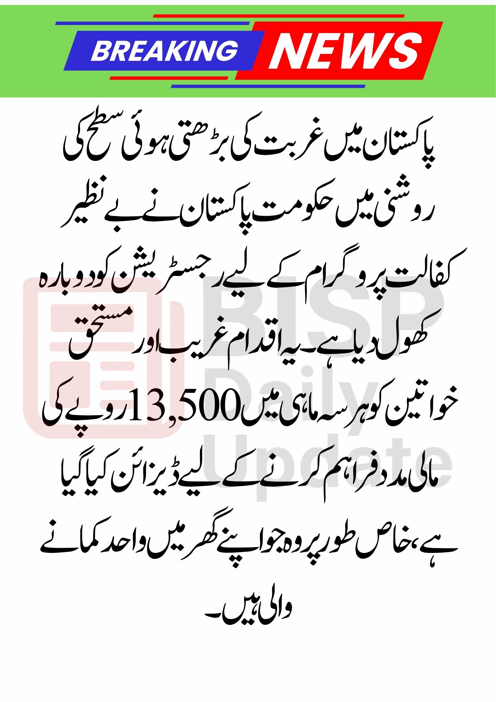 Complete Guide to the Benazir Kafaalat Program's New Registration for 2025