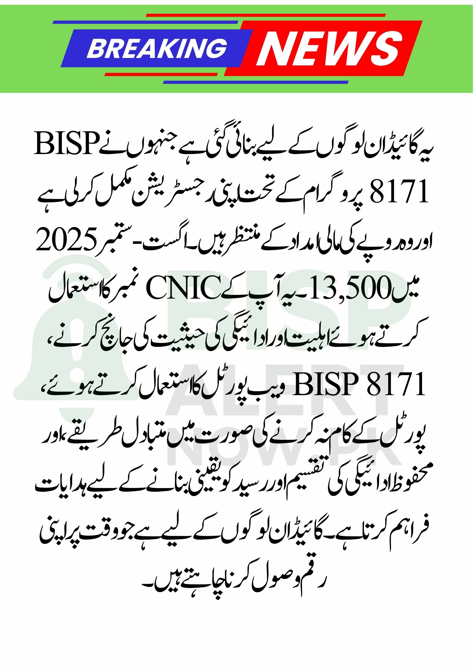 BISP 8171 Web Portal